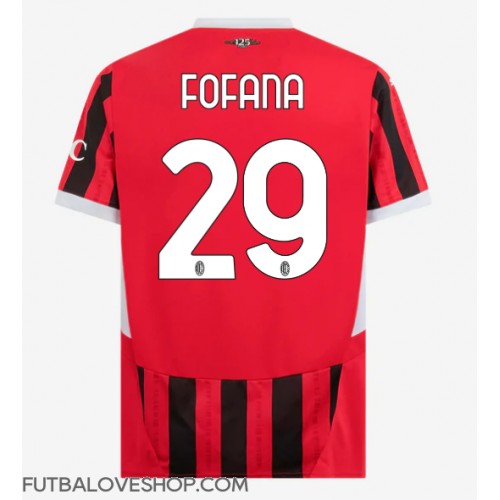 Dres AC Milan Youssouf Fofana #29 Domáci 2024-25 Krátky Rukáv